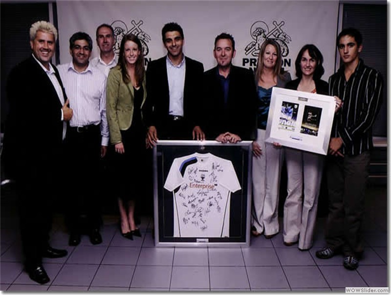 Pre-match hospitality with the matchday sponsors at Preston North End FC