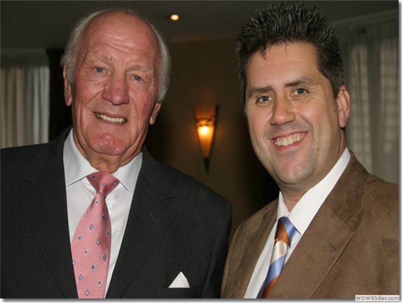 With British boxing legend Sir Henry Cooper