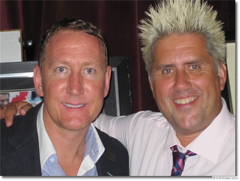 With former Arsenal and England star Ray Parlour