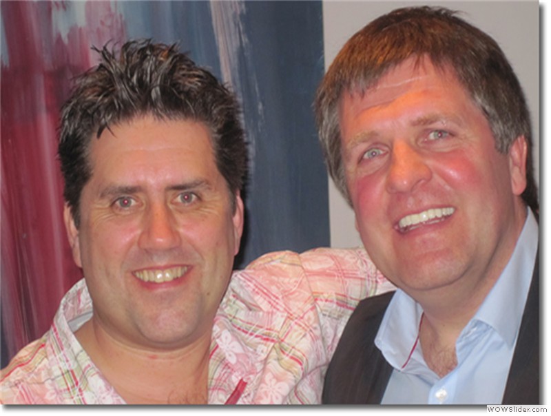 With former Liverpool and Denmark star Jan Molby