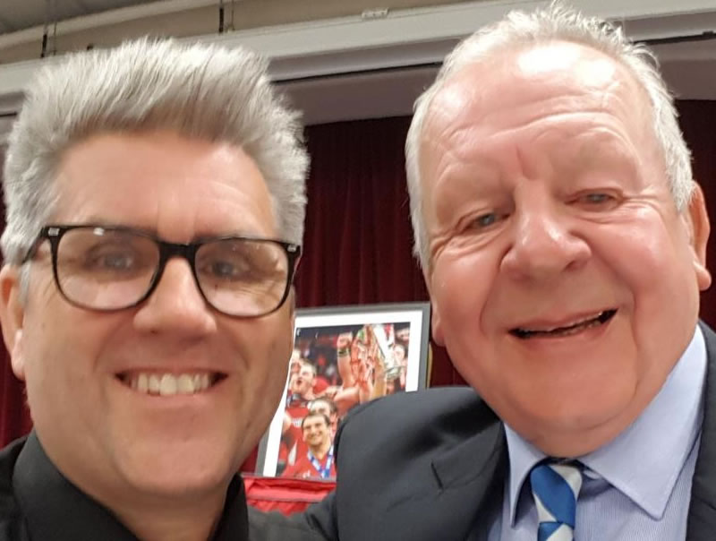 With Bill Beaumont
