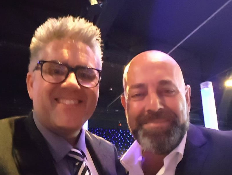 With Darren Lehmann