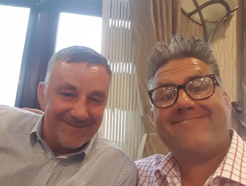 With John Aldridge