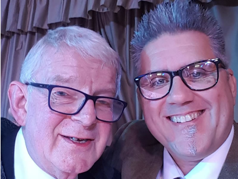 With John Motson