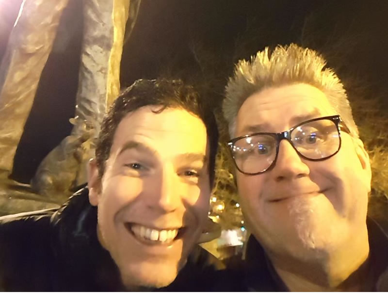 With Rod Woodward