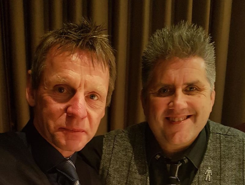 With Stuart Pearce