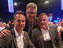 With Michael Vaughan and Darren Gough